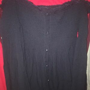 Off the shoulder shirt